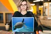MuchoWow® Laptop Aufkleber Sticker Cover Grüne schwimmende Produktbild-Vorschau 5