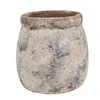 Clayre & Eef Blumentopf Ø 14x14 cm Beige Blau Terrakotta Produktbild-Vorschau 1
