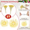 Instructions for setting up and hanging decorative LED light spheres. Voir les images du produit