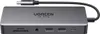 A Ugreen USB-C hub is shown from a front-facing angle on a light gray background. Produktbild-Vorschau