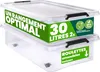 DEUBA® 2x 30L Scatole in Plastica Trasparente Senza BPA Anteprima dell’immagine prodotto 10