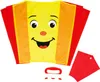 Wolkenstürmer Kinderdrachen Sled Smile (gelb), Produktbild-Vorschau 1