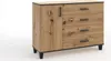 Commode P2, buffet avec portes, avec 4x tiroirs, en pieds Voir les images du produit 3