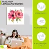ARTland Leinwandbild Mohnblumen Größe: 40x40 cm Produktbild-Vorschau 3
