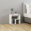 vidaXL Comodini, set da 2 pezzi, bianco, 40x30x40 cm, Anteprima dell’immagine prodotto 3