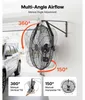 Ventilateur mural industriel SucceBuy 2x 120 W, 60 cm, Voir les images du produit 4