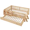 Lit d'enfant Merax 90 x 200 cm, lit plateforme avec lit Voir les images du produit 8