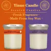TWOLIIN Set de 2 bougies parfumées dans des boîtes en verre Voir les images du produit 5