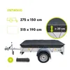 Plachta na přívěs o rozměrech 275 × 150 cm – Xstrong Pro Náhled obrázku produktu 2