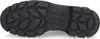 The sole of a black boot is shown from an underneath view. Anteprima dell’immagine prodotto