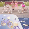 Bicicletta da ragazza 16 pollici campanello ruote Anteprima dell’immagine prodotto 9