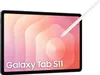 A tablet with a stylus, displaying a colorful abstract background and the product name. Produktbild-Vorschau