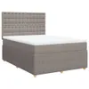 Eleganten-Stil Boxspringbett mit Matratze Taupe 160x200 cm Produktbild-Vorschau 2