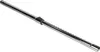 A single, chrome-plated extendable pipe on a white background. Produktbild-Vorschau