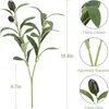 12 Stück Olivenzweige Künstlich 30cm/11.8 Zoll Künstliche Produktbild-Vorschau 2
