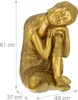 Relaxdays Statua di Buddha da giardino, resistente alle Anteprima dell’immagine prodotto 4