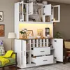Flieks Cuisine Armoire haute avec Led, Buffet de cuisine Voir les images du produit 4