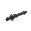 A black plastic connector piece with ribbed ends and a central cylindrical section. Produktbild-Vorschau
