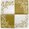 Airlaid Serviette Pomp in Gold-Weiss, 40 x 40 cm, 50 Stück Produktbild-Vorschau 4