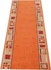 Tapiso Läufer Anti Rutsch Modern Orange Rot Wohnzimmer 80 x Produktbild-Vorschau 6