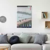 Vliesstoff Leinwandbild - Sudden Shower over Shin-Ohashi Produktbild-Vorschau 5