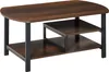 A coffee table with two shelves. Voir les images du produit