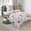 Traumschlaf Seersucker Bettwäsche Fleur lila 135x200 cm + Produktbild-Vorschau 2