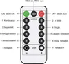 A remote control for LED lights with German labels. Podgląd zdjęcia produktu