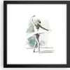 Gerahmtes Poster - Schwarzer Rahmen - Ballerina Tanz Frau - Produktbild-Vorschau 1