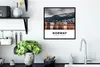 MuchoWow® Gerahmtes Poster Norwegen - Bergen - Skandinavien Produktbild-Vorschau 3