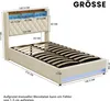okwish Polsterbett 140×200 Jugendbett mit LED-Beleuchtung, Produktbild-Vorschau 7