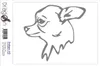 Aufkleber / Autoaufkleber - JDM - Die cut - Chihuahua Decal Produktbild-Vorschau 2