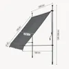 Tenda da sole a morsetto 'Stem' con struttura in acciaio Anteprima dell’immagine prodotto 3