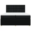 Boxspringbett mit Matratze Schwarz 200x200 cm Stoff Produktbild-Vorschau 6