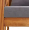 Ławka Ogrodowa Z Poduszkami, 119 Cm, Lite Drewno Akacjowe Podgląd zdjęcia produktu 4