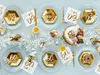 Tovaglioli per 60° compleanno 33x33cm 20 pezzi, bianco/oro Anteprima dell’immagine prodotto 7