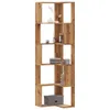 Eck-Bücherregal 5 Böden Artisan-Eiche 50x50x179cm Produktbild-Vorschau 2