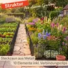 Zaun Gartenzaun Steckzaun Hundezaun Teichzaun für Garten Produktbild-Vorschau 9