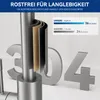 Küchenarmatur Edelstahl Gebürstet 360° Drehbar, Wasserhahn Produktbild-Vorschau 5