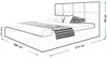 AlpiMeble Bett 180x200 - Polsterbett mit Bettkasten und Produktbild-Vorschau 4