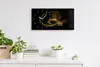 Dekor Leinwand Uhr Wandbilder Kunstdruck 60x30 abstrakte Produktbild-Vorschau 3