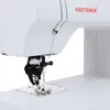 A close-up view of the needle and presser foot of a white Gritzner sewing machine. Produktbild-Vorschau