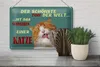 Blechschild Spruch 30x20cm Schönste Ton ist Katzenschnurren Produktbild-Vorschau 4