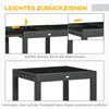 Outsunny Gartentisch Esstisch für Garten mit Klappbarer Produktbild-Vorschau 5