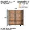 trendteam Sentra Highboard Dunkelgrün/Eiche, B/H/T ca. Produktbild-Vorschau 7