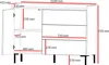 Kommode mit Schubladen Liam 1D3S 125 Schwarz Produktbild-Vorschau 2