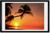 Bild 60x40 MDF-Rahmen, Wandkunst Sonnenuntergang am Strand Produktbild-Vorschau 1