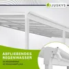 Juskys Terrassenüberdachung Borneo 6x3 m – Aluminium Produktbild-Vorschau 6