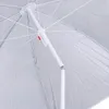 Close-up view of the internal mechanism and fabric of a white umbrella. Podgląd zdjęcia produktu