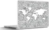 MuchoWow® Laptop Aufkleber Sticker Cover Weltkarte - Muster Produktbild-Vorschau 1